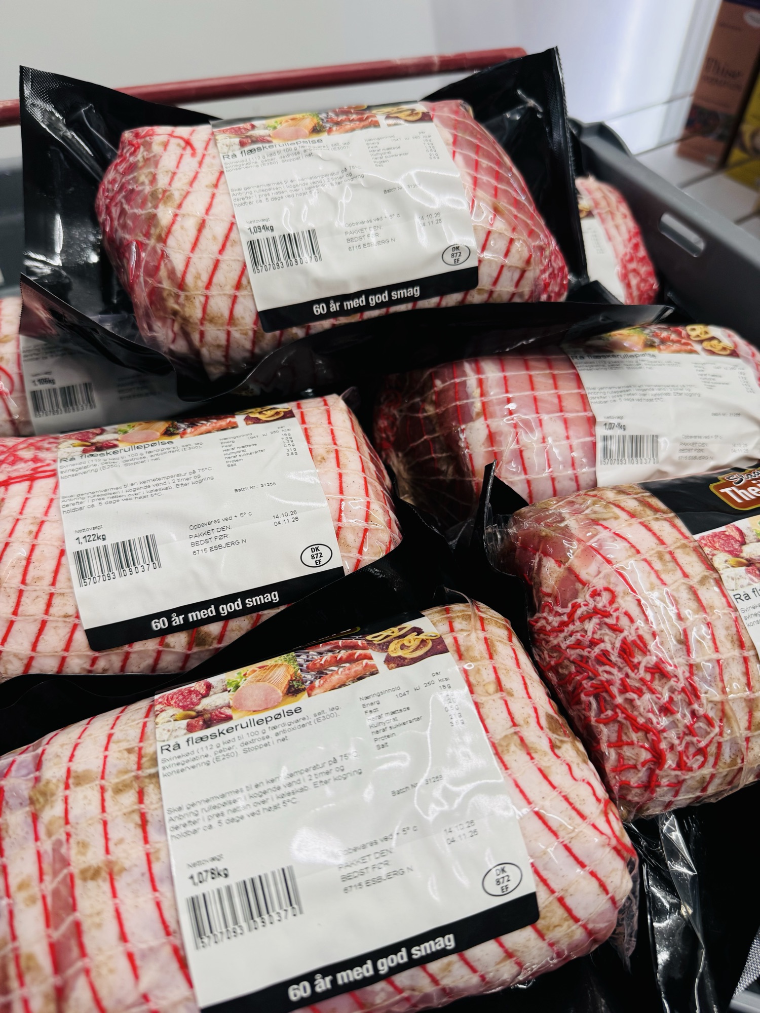 Rå rullepølse