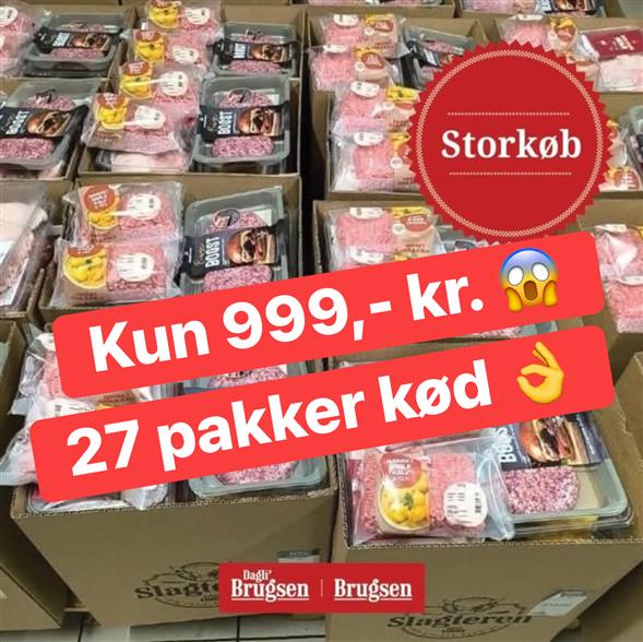 Stor kødpakke